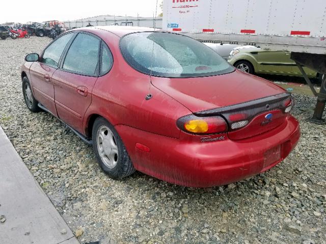 1FALP52UXTG173838 - 1996 FORD TAURUS GL RED photo 3