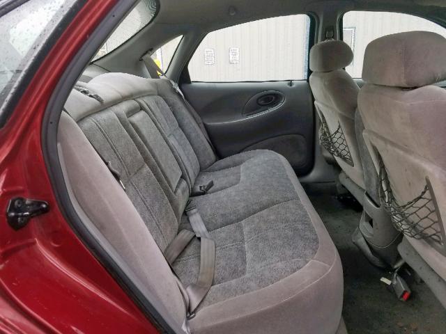 1FALP52UXTG173838 - 1996 FORD TAURUS GL RED photo 6