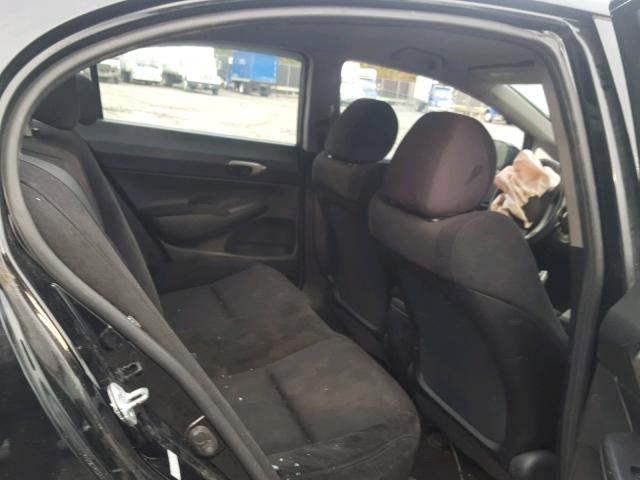 19XFA1F69BE010058 - 2011 HONDA CIVIC LX-S Schwarz Foto 6