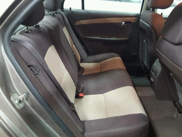 1G1ZC5EB2AF295308 - 2010 CHEVROLET MALIBU 1LT 棕色 照片 6