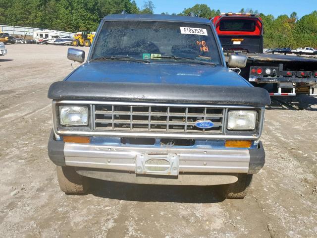 1FMCU14SXEUA76033 - 1984 FORD BRONCO II BLUE photo 9