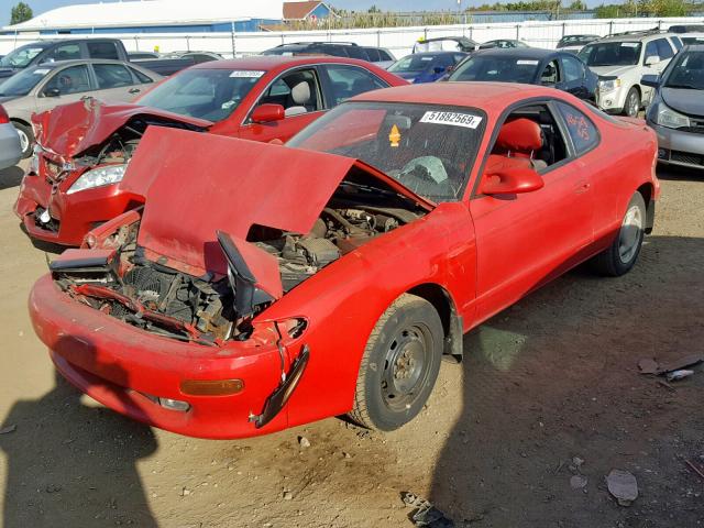JT2ST87N0M0091172 - 1991 TOYOTA CELICA GT RED photo 2