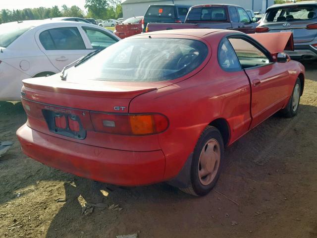 JT2ST87N0M0091172 - 1991 TOYOTA CELICA GT RED photo 4