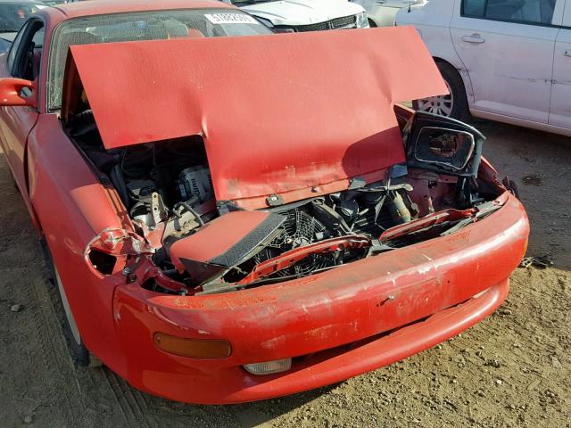 JT2ST87N0M0091172 - 1991 TOYOTA CELICA GT RED photo 9