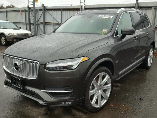 YV4A22PL5J1321518 - 2018 VOLVO XC90 T6 GRAY photo 2