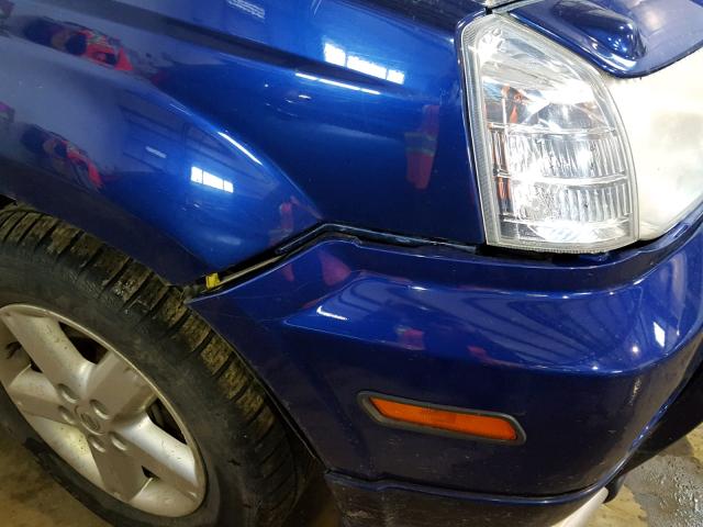 JN8BT08V35W101526 - 2005 NISSAN X-TRAIL XE BLUE photo 9