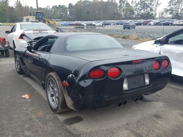 1G1YY12S935108553 - 2003 CHEVROLET CORVETTE Z BLACK photo 3