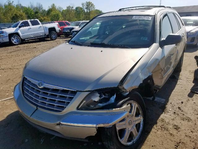 2C4GM68455R345079 - 2005 CHRYSLER PACIFICA T BEIGE photo 2