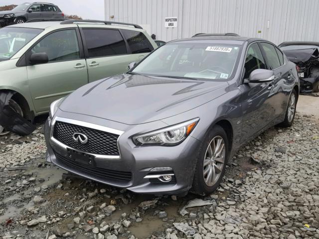 JN1CV7AR2GM251323 - 2016 INFINITI Q50 BASE GRAY photo 2