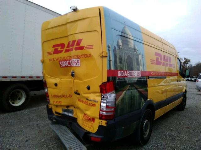 WDYPE8DB1E5851958 - 2014 FREIGHTLINER SPRINTER 2 YELLOW photo 4