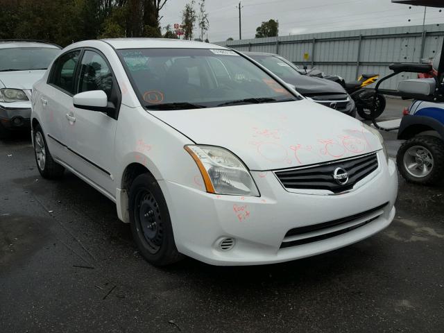 3N1AB6AP7CL767898 - 2012 NISSAN SENTRA 2.0 WHITE photo 1