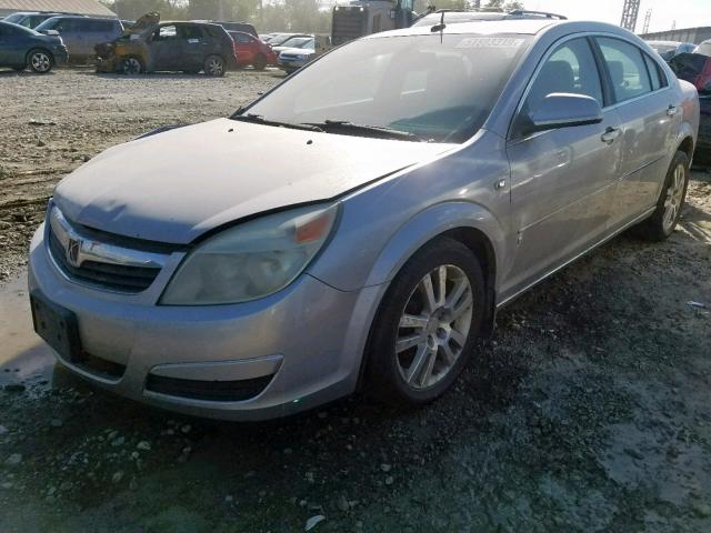 1G8ZS57N17F222743 - 2007 SATURN AURA XE SILVER photo 2