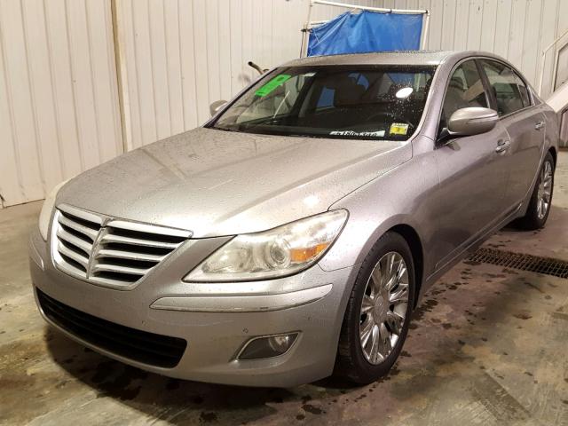 KMHGC46E89U024497 - 2009 HYUNDAI GENESIS 3. SILVER photo 2