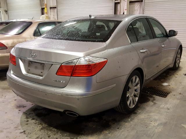 KMHGC46E89U024497 - 2009 HYUNDAI GENESIS 3. SILVER photo 4