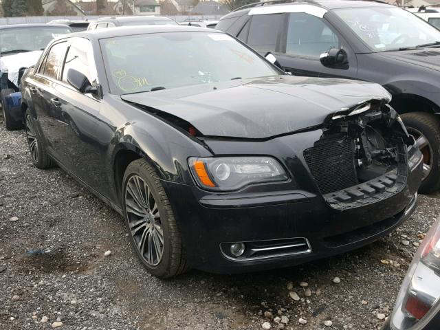 2C3CCABGXCH279451 - 2012 CHRYSLER 300 V6 BLACK photo 1