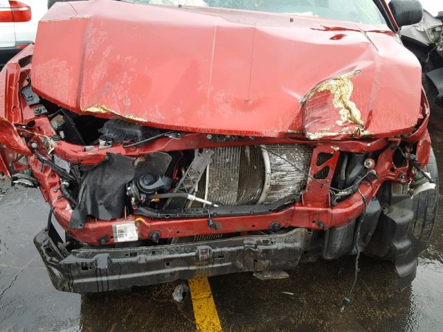 1D8HD48P07F542319 - 2007 DODGE DURANGO SL RED photo 7