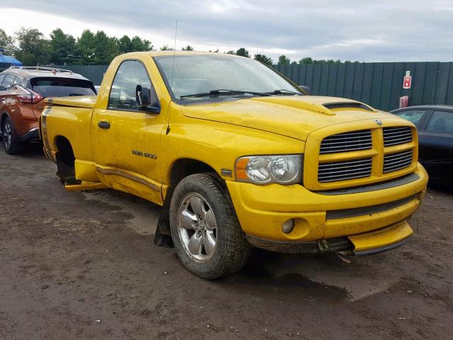 1D7HU16DX4J207234 - 2004 DODGE RAM 1500 S YELLOW photo 1