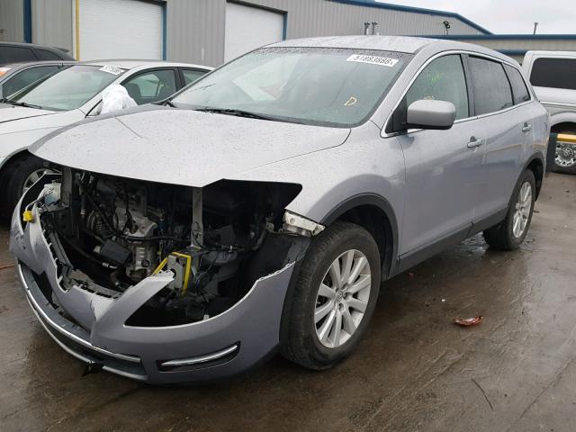 JM3TB38V480156361 - 2008 MAZDA CX-9 SILVER photo 2