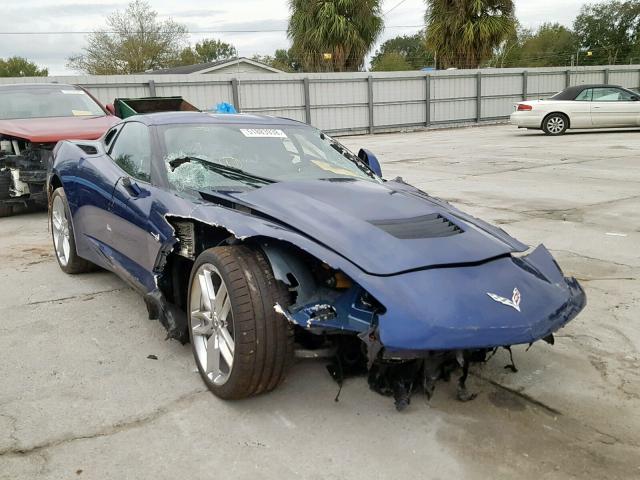 1G1YA2D70J5106366 - 2018 CHEVROLET CORVETTE S BLUE photo 1