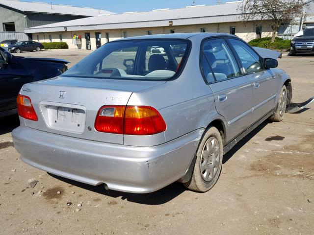 2HGEJ6611XH559327 - 1999 HONDA CIVIC BASE SILVER photo 4