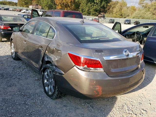 1G4GC5ED8BF289378 - 2011 BUICK LACROSSE C GRAY photo 3