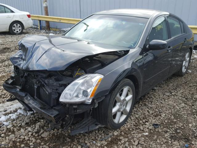 1N4BA41E36C849107 - 2006 NISSAN MAXIMA SE BLACK photo 2