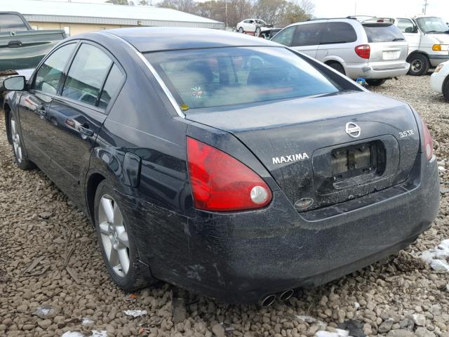 1N4BA41E36C849107 - 2006 NISSAN MAXIMA SE BLACK photo 3