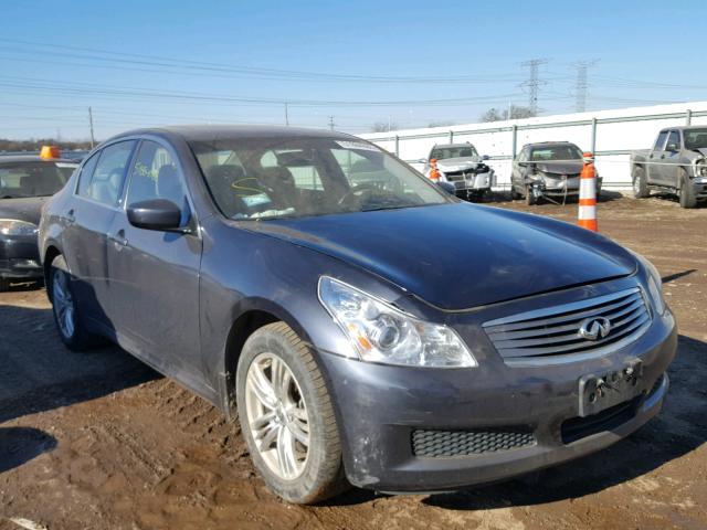 JNKCV61F59M051065 - 2009 INFINITI G37 BLUE photo 1