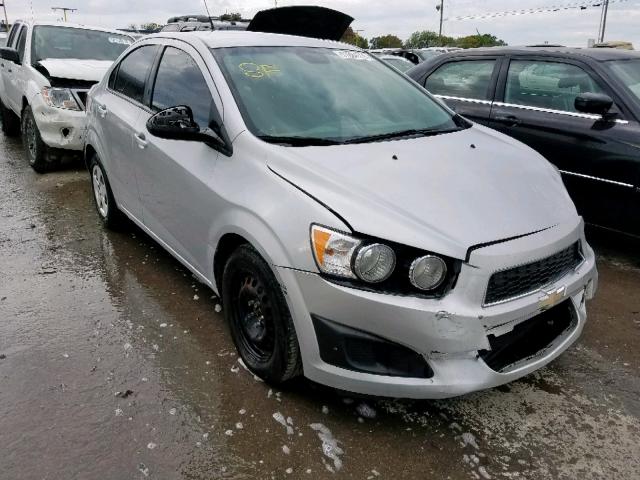 1G1JA5SH6D4182117 - 2013 CHEVROLET SONIC LS 银色 照片 1