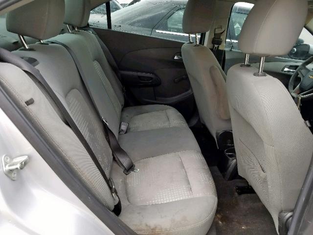 1G1JA5SH6D4182117 - 2013 CHEVROLET SONIC LS 银色 照片 6