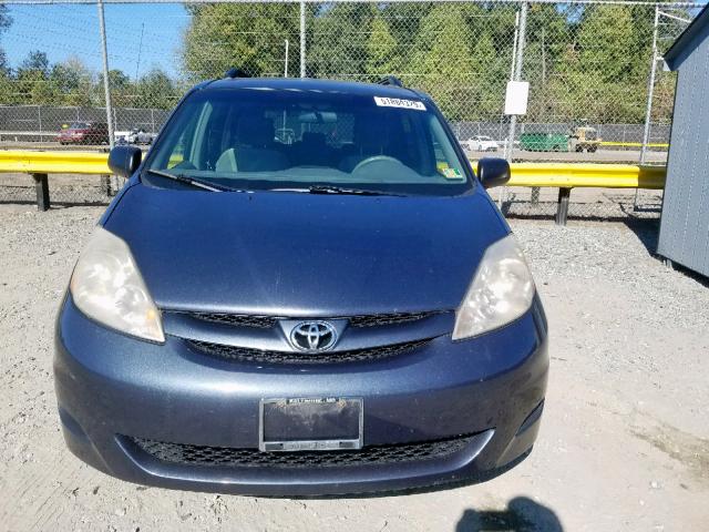 5TDZK23C77S050744 - 2007 TOYOTA SIENNA CE GRAY photo 9