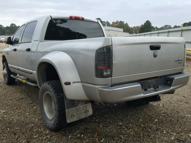 3D7MX49C77G763386 - 2007 DODGE RAM 3500 SILVER photo 3