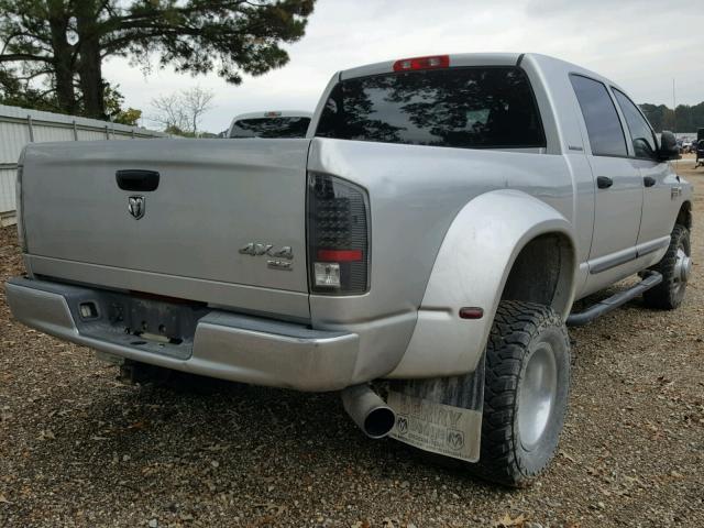 3D7MX49C77G763386 - 2007 DODGE RAM 3500 SILVER photo 4