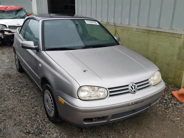 3VWCC21V9YM803681 - 2000 VOLKSWAGEN CABRIO GL SILVER photo 1