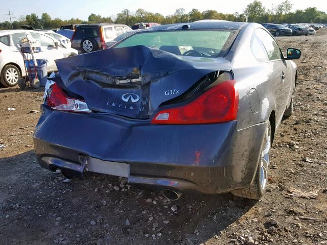 JNKCV64F29M650372 - 2009 INFINITI G37 BLUE photo 4