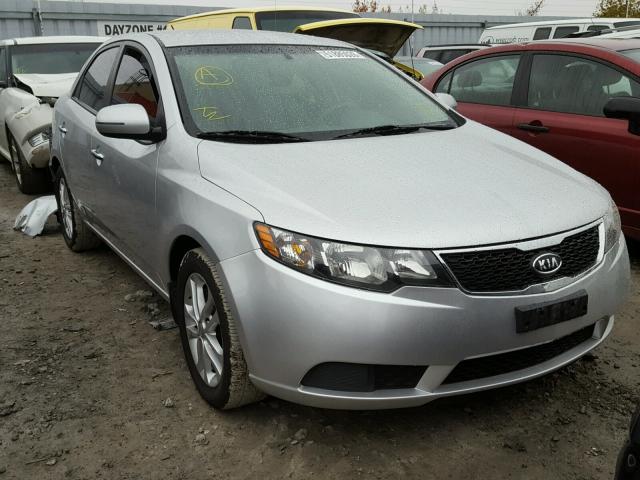 KNAFU4A21B5429124 - 2011 KIA FORTE EX SILVER photo 1