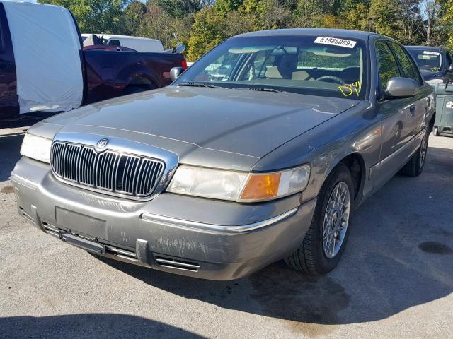 2MEFM74W71X692295 - 2001 MERCURY GRAND MARQ GRAY photo 2