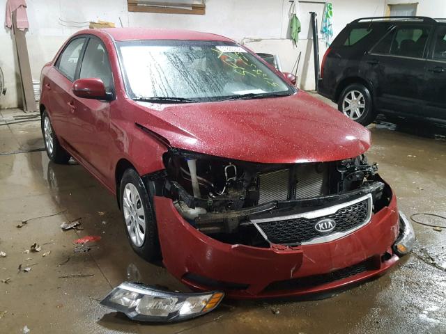 KNAFU4A22C5507640 - 2012 KIA FORTE EX RED photo 1