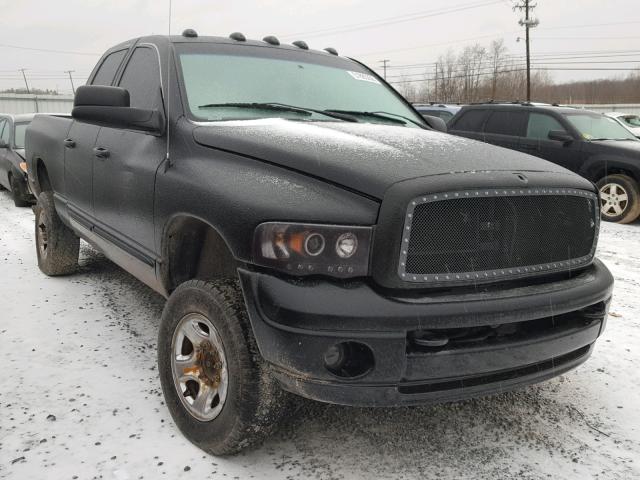 1D7KU28D04J255933 - 2004 DODGE RAM 2500 S BLACK photo 1