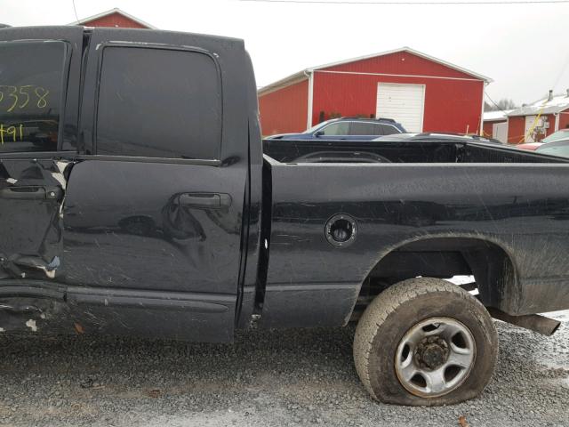 1D7KU28D04J255933 - 2004 DODGE RAM 2500 S BLACK photo 10