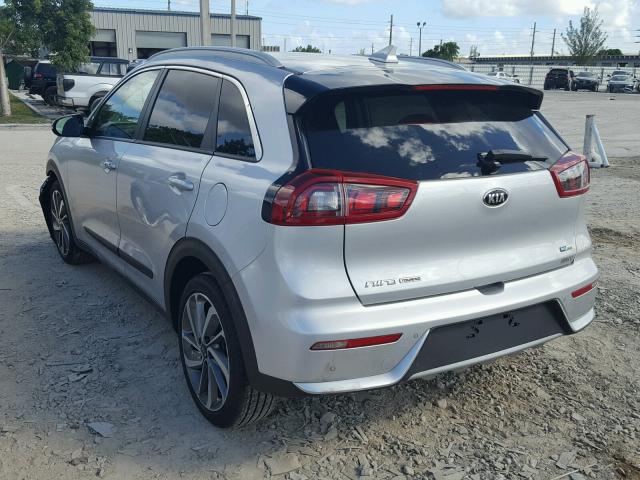 KNDCE3LCXH5082601 - 2017 KIA NIRO EX TO SILVER photo 3