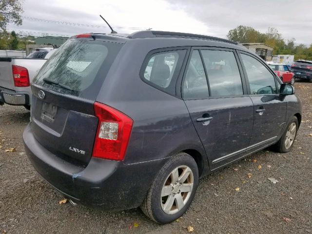 KNAFG526577119360 - 2007 KIA RONDO LX GRAY photo 4