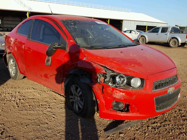 1G1JA5SH5C4175125 - 2012 CHEVROLET SONIC LS 红色 照片 1