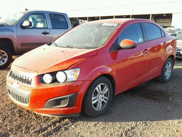 1G1JA5SH5C4175125 - 2012 CHEVROLET SONIC LS 红色 照片 2