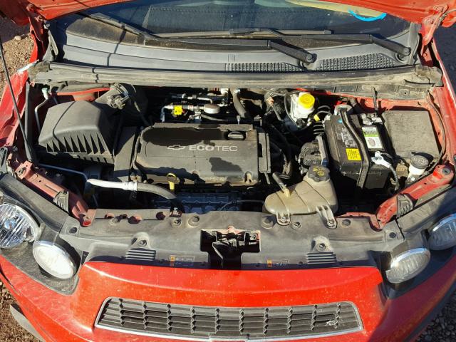 1G1JA5SH5C4175125 - 2012 CHEVROLET SONIC LS 红色 照片 7