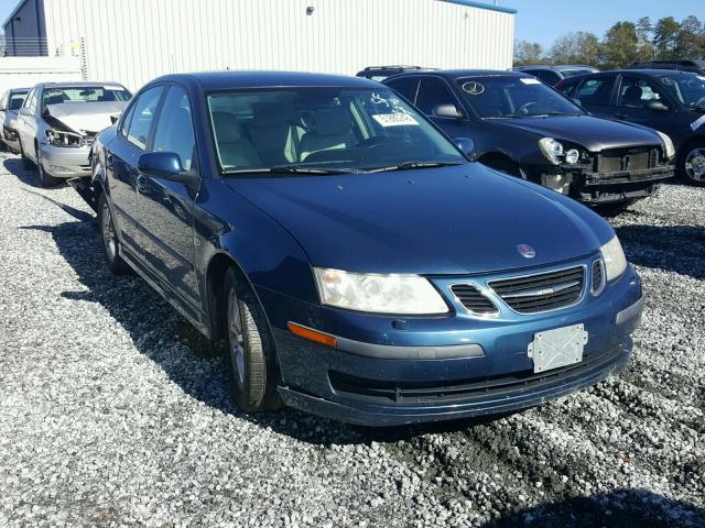 YS3FD49Y571104155 - 2007 SAAB 9-3 2.0T BLUE photo 1