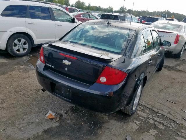 1G1AL58F067612032 - 2006 CHEVROLET COBALT LT BLACK photo 4