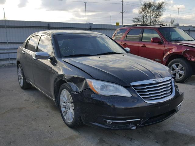 1C3BC2FG1BN582362 - 2011 CHRYSLER 200 LIMITE BLACK photo 1