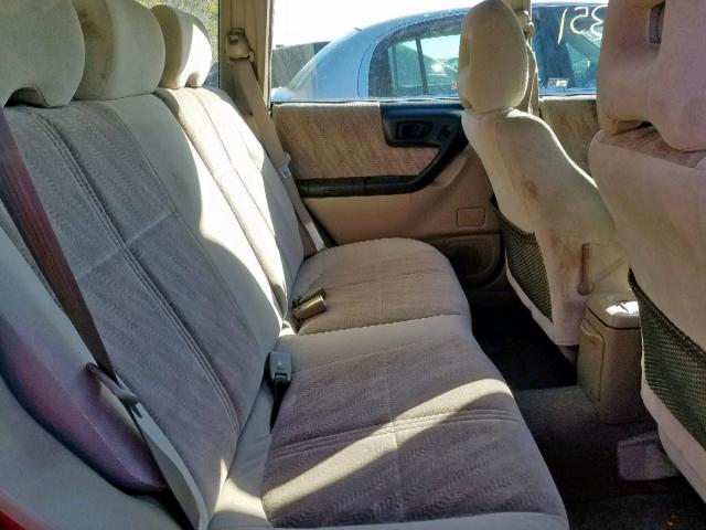 JF1SF65552H736795 - 2002 SUBARU FORESTER S RED photo 6