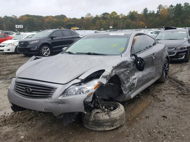 JNKCV64E68M128642 - 2008 INFINITI G37 BASE GRAY photo 2